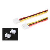 Conector Jst Xh 2.54 Hembra+macho 26 Agw 3 Pin Curvo 5 Pares