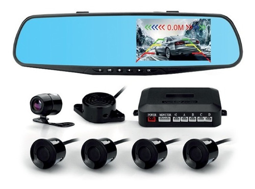 Espejo Retrovisor Extreme Ex-rt5dvr Dual Camara Dvr Sensores