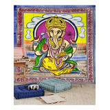 Manta Decorativa Ganesha Salud Y Abundancia Quita Obstáculos