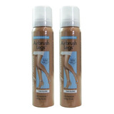 2 Bottles  Sally Hansen Airbrush Legs Tan Glow  Makeup 75ml