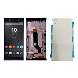 A Tela Lcd Com Moldura+capa Para Sony Xperia Xa1