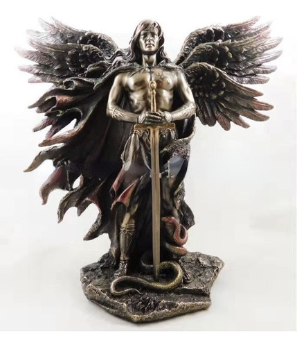 Archangel Metatron Figure With Angels And Cubes Of Fine