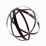 Bola Bocha Esfera Tiras Maxi 40cm Oxido Deco Home 17021/40