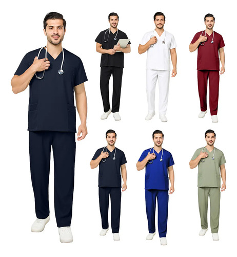 Pijama Quirúrgica Antifluido Hombre Corte Recto Uniforme | MercadoLibre