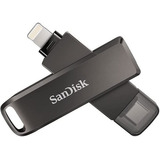 Sandisk Ixpand Luxe Memoria Usb Dual 128gb Lightning Usb C Negro