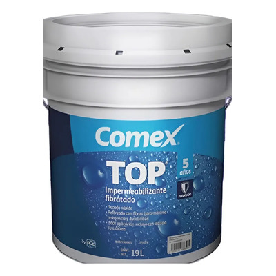 Impermeabilizante Top Rojo Cubeta De 19lts Comex | Envío gratis