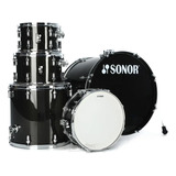 Bateria Sonor Aqxstagebmsba Aqx Stage Poplar Negra 