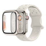 Correa De Silicona Y Funda De Pc Para Apple Watch 8 7 Se 6 5