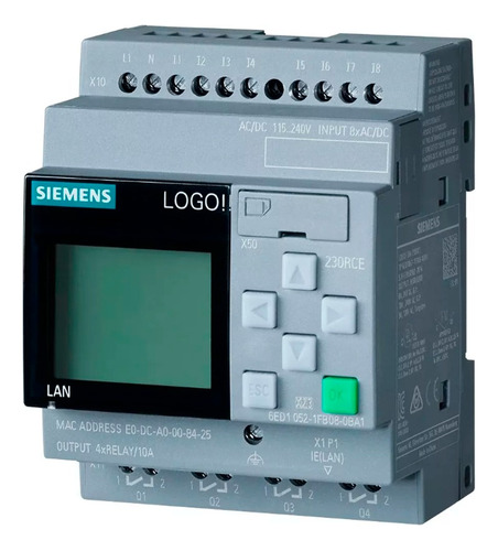 Logo! 8.3 Siemens 230rce 115/220v 8ed/4sr 6ed1052-1fb08-0ba1