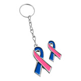 Boton Pin Broche Laço Rosa Azul Kit C/ 10 + Brinde Chaveiro