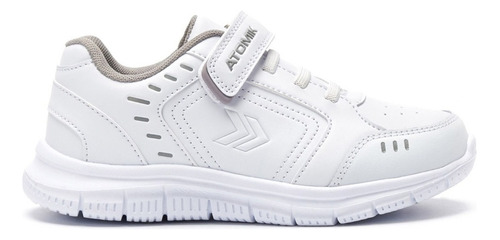 Zapatillas Atomik Marsella Color Blanco/gris - Niños 36 Ar