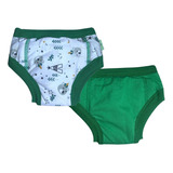 Cueca Algodão Desfralde 7 Camadas Absorvente Kit 2unds Ursov