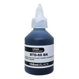 Tinta Para Brother Btd60bk 108ml Dye Rendimiento 6000páginas