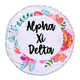 Alpha Xi Delta  toalla De Flecos  manta