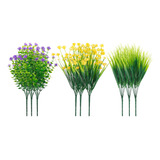 Flores Artificiales Decorativas Económicas De Plastico 9pcs