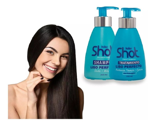 Kit Tratamiento Keratina + Shampoo Liso Perfecto Kolor Shot