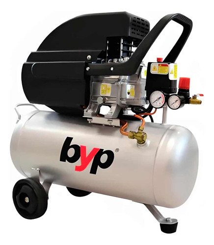 Compresor 2.5hp 25 Galones 120 Psi 206 L/min Profesional Byp