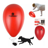 Juguete Perros Ovo Huevo Rojo Anti Estres Mascotas 25 Cm L