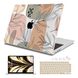 Funda Tuiklol Para Macbook Air 13 M2 + C/teclado Leaves