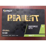 Placa De Video Nvidia 1660 Ti Geforce Gtx Palit Dual 6gb