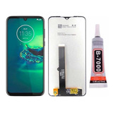 Tela Frontal Display Para Moto G8 Plus Xt2019 Premium + Cola