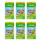 Kit 06un Vitaminas Infantil Compri Mastigáveis Lavitan Cimed