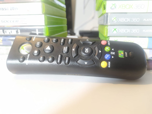 Controle Remoto Multimídia Xbox 360 Preto