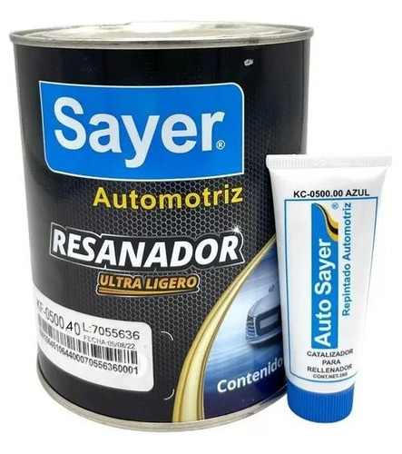 Kit Resanador Automotriz Ultraligero Sayer 4l