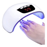 Lampara Secador Uñas Led Gel Uv 54w Usb Sensor Y Profesional