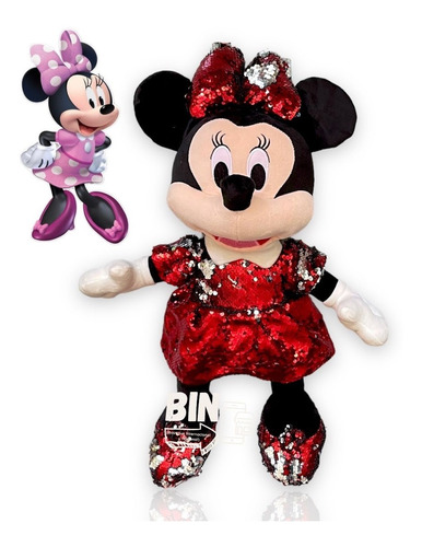 Peluche Minnie Mouse 65 Cm Mickey Mouse Ratóncita Mimi Rojo