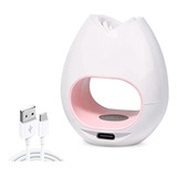 Uv Led Lámpara De Uñas Mini Blanco Usb Gel Nail Lamp 16w Por