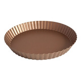 Molde Tartera Hudson 1 Pieza Doble Antiadherente 25 Cm Color Cobre