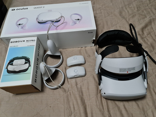 Oculus Quest 2 256gb + Strap Bobovr M2 Pro + 2 Baterias