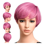 Kori Koli Pelucas Cortas De Color Rosa Bob Para Mujer, 100% 