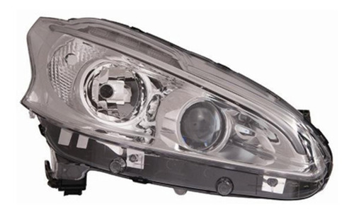 Optica Peugeot 208 13/15 C/lupa C/led Derecha