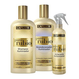 Set Capilatis  Puro Rubio - Shampoo + Acondicionador + Spary