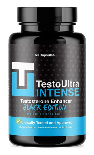 Pack X2 Testo Ultra Black Edition - 60 Capsulas + Envio