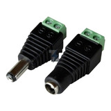 Conector Dc Tipo Jack, Kit X 10pares (10 Hembras + 10machos)