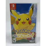 Pokémon: Let's Go Pikachu! Nintendo Switch Físico Usado