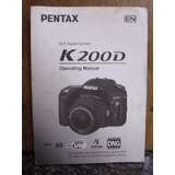 Manual Cámara Foto Pentax K200d X Caballito