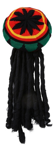 Rasta Reggae Sombrero Jamaiquino Rasta Peluca Gorra Para