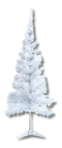 Árvore Pinheiro Natal Pequena 60cm Branca - Simples