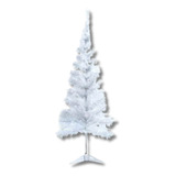 Árvore Pinheiro Natal Pequena 60cm Branca - Simples