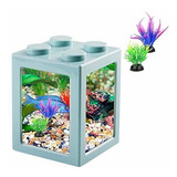 Pequeño Tanque De Peces Betta, Tanque De Cubo Apilable Para 