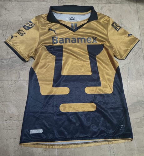 Pumas Unam Jersey Dama Azul Y Dorado