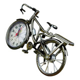 Figura De Bicicleta De Mesa Con Decoración De Reloj Vintage