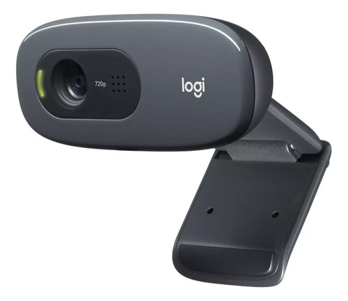 Webcam Hd Logitech C270 720p Usb Com Microfone Integrado 