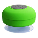 Mini Caixinha Som Bluetooth Portátil Prova D'água Ventosa Cor Verde 110v/220v