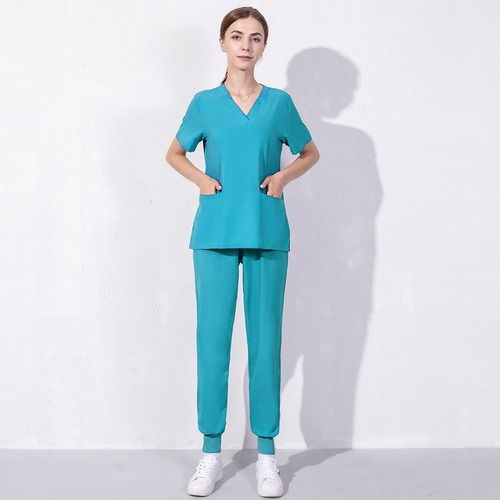 Pijama Quirúrgica Jogger Dama Medico Scrubs Antifluidos