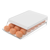 Organizador Porta Ovos Roll Clear Fresh C/ 21 Un Branco - Ou